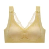 Wholesale of Japanese latex anti-gravity series women's wide-shoulder seamless sports bras and lace-lined bras Item Picture